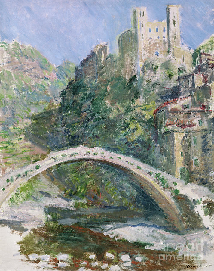 The Castle Of Dolceacqua, 1884 Painting by Claude Monet