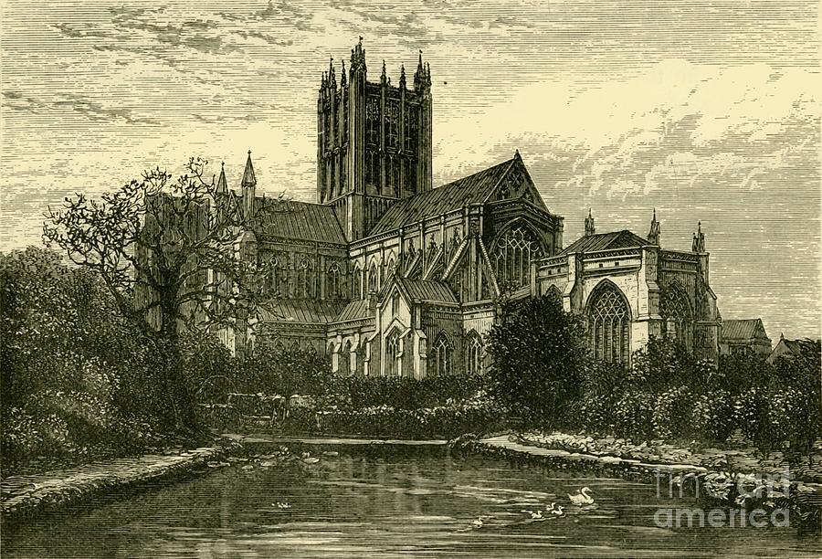 The Cathedral Drawing by Print Collector