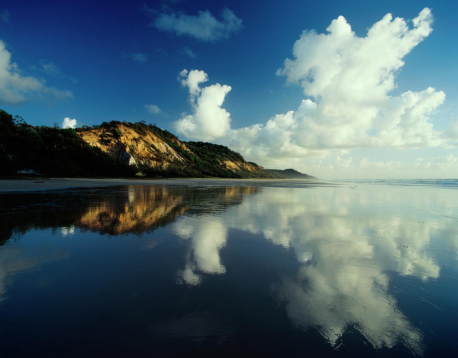 The Cathedrals Reflected In Sea At Photograph by Richard Ianson