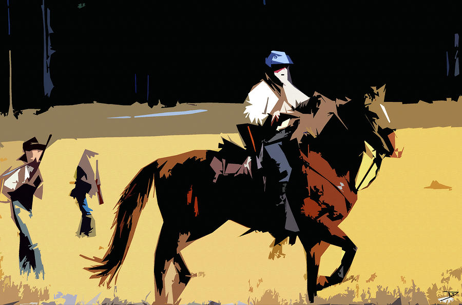 The Cavalryman Painting by David Lee Thompson