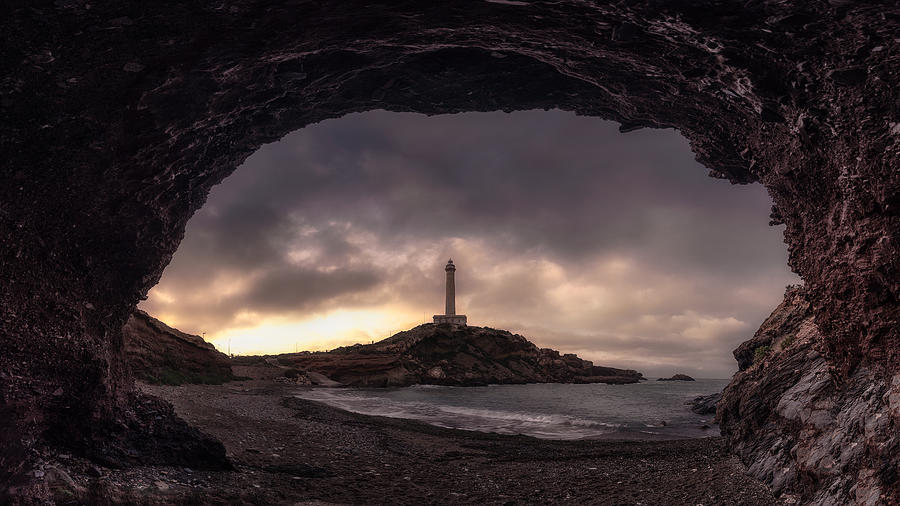 The Cave Of Cabo De Palos Photograph by Jose Antonio Trivio Sanchez