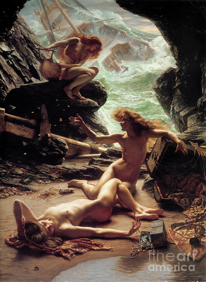 The Cave Of The Storm Nymphs, 1903 Drawing by Heritage Images