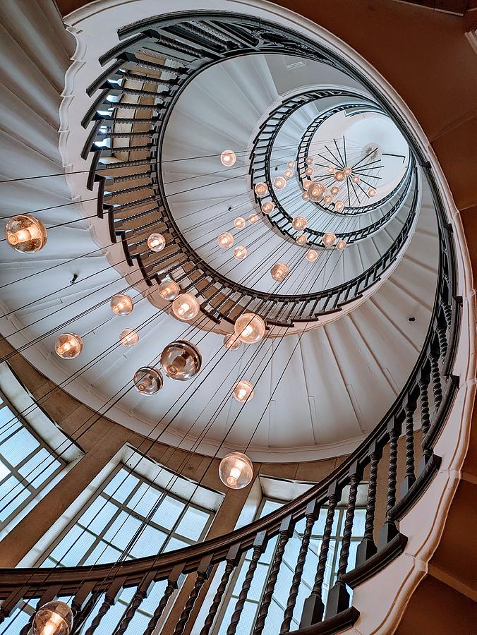 The Cecil Brewer Staircase Photograph by Elizabeth Allen