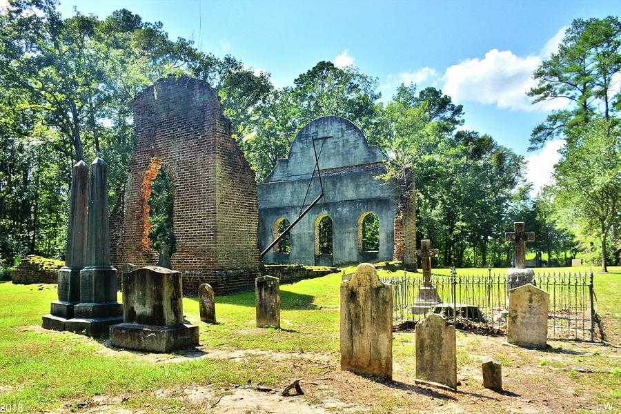 The Cemetery At Pon Pon Chapel Of Ease Jacksonboro South Carolina Photograph by Lisa Wooten