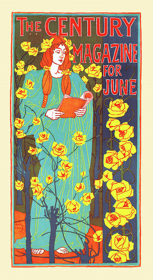 The century magazine for June Painting by Rhead, Louis
