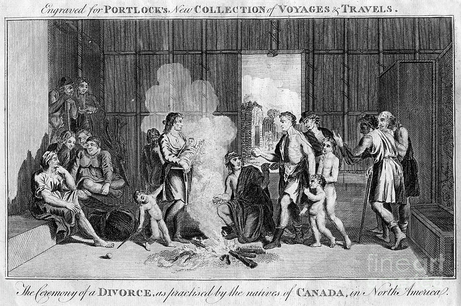 The Ceremony Of A Divorce, As Practised Drawing by Print Collector