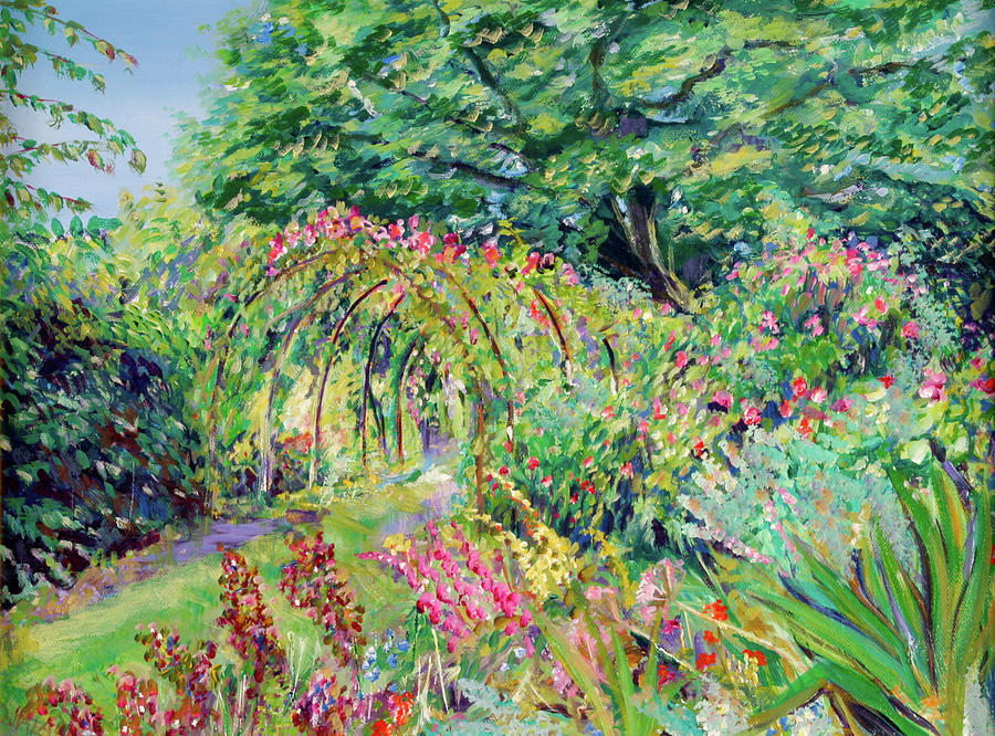 The Chapel Garden Painting by Seeables Visual Arts