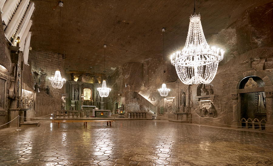 The Chapel Of St. Kinga, Wieliczka Salt Photograph by Jan Wlodarczyk ...