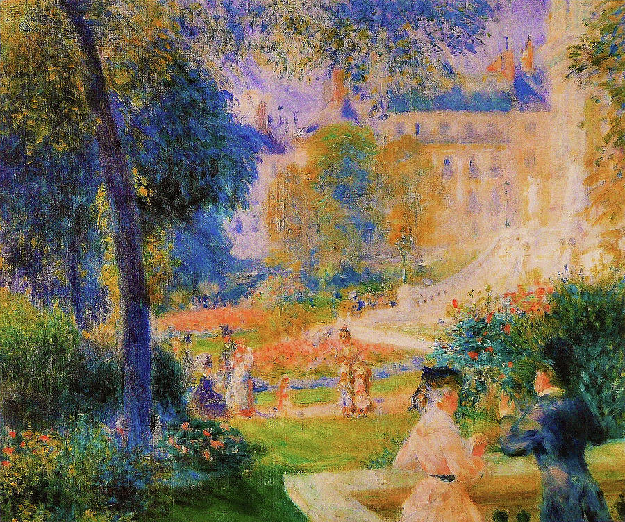 Paris Painting - The Chatou Bridge - Digital Remastered Edition by Pierre-Auguste Renoir