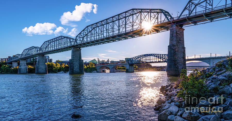 The Chattanooga Walking Bridge Photograph by David Levin