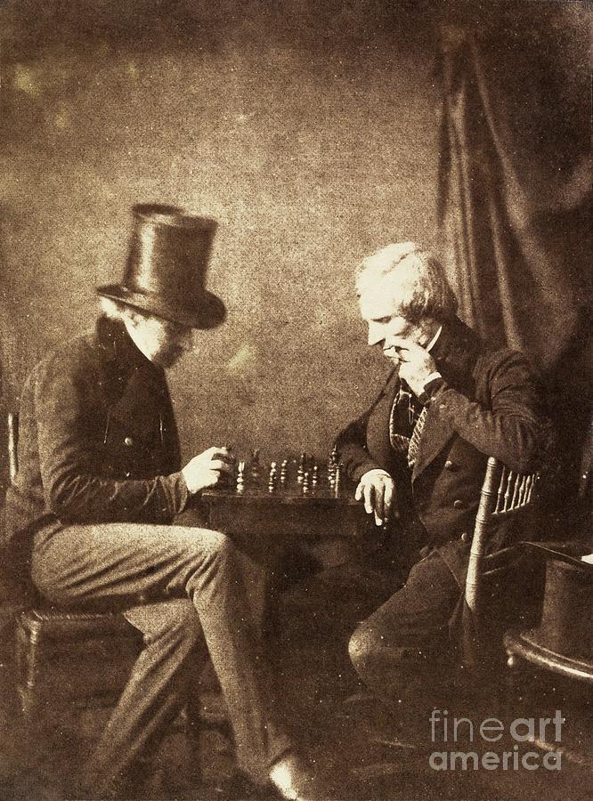 The Chess Players Photograph by Metropolitan Museum Of Art/science Photo Library