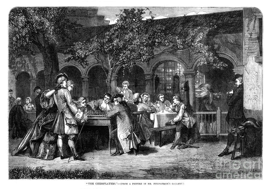 The Chessplayers, 1864 Drawing by Print Collector