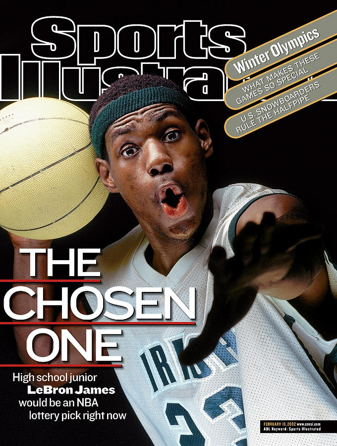 Magazine Cover Photograph - The Chosen One St. Vincent-st. Mary High LeBron James Sports Illustrated Cover by Sports Illustrated