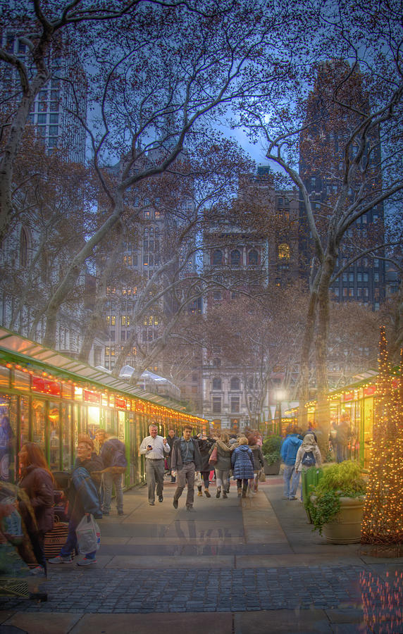 The Christmas Market Photograph by Mark Andrew Thomas