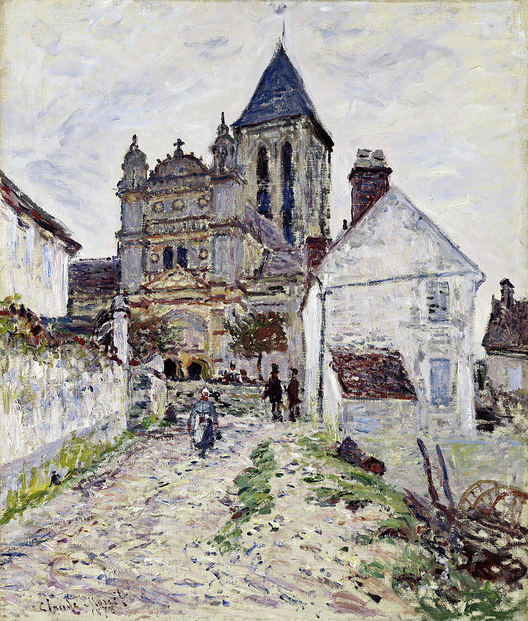 Claude Monet Painting - The Church at Vetheuil, 1878 by Claude Monet