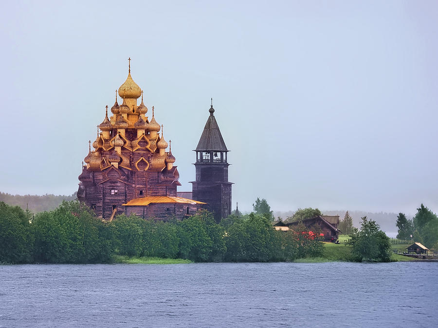 The Church of the Transfiguration, Kizhi, Russia by Kay Brewer The Church of the Transfiguration, Kizhi, Russia by Kay Brewer