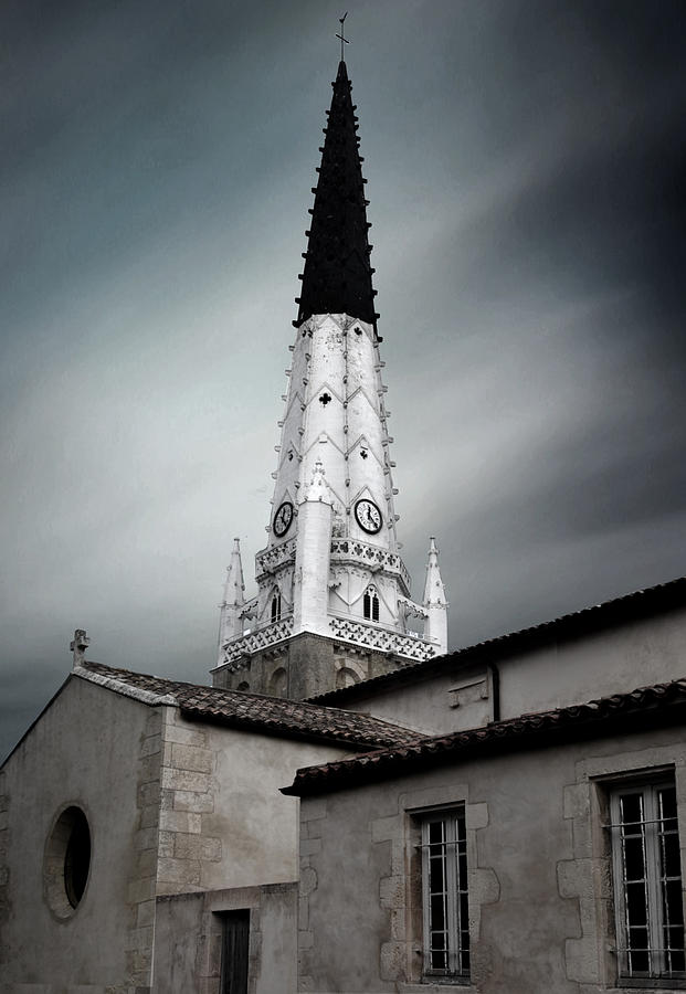 The Church Tower Photograph by Pierre Bacus