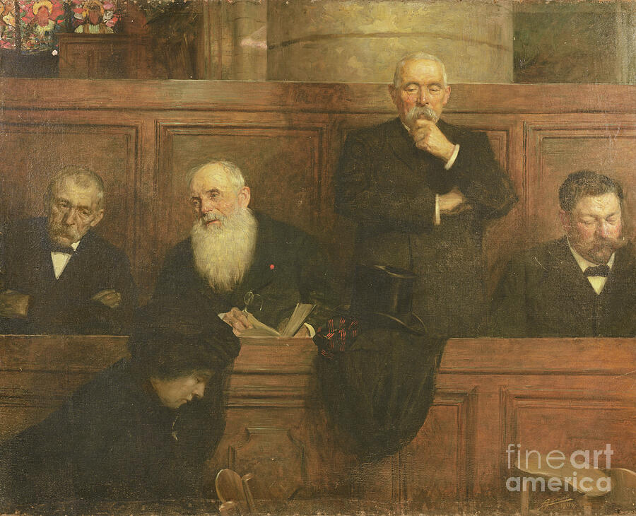 The Churchwardens Painting by Lucien Hector Jonas - Fine Art America