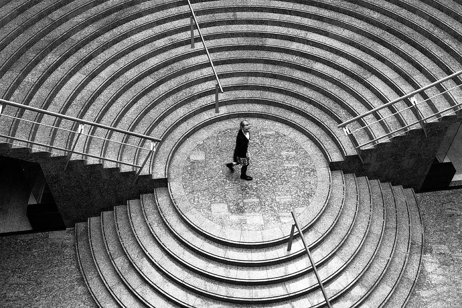 Stairs Photograph - The Circle by Jurij