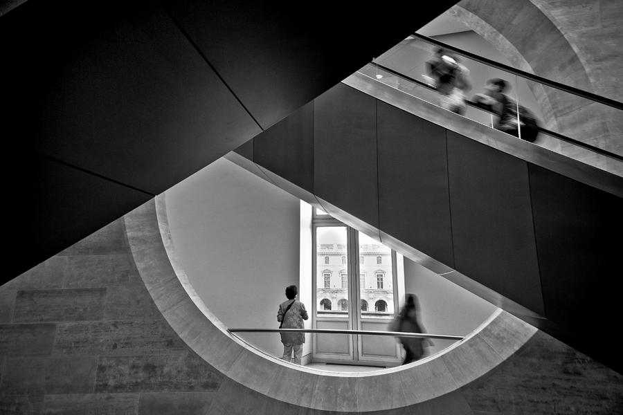 Louvre Photograph - The Circle Of Life by Luca Bonisolli