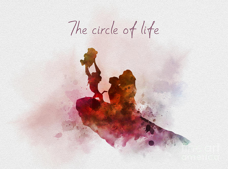 The Circle Of Life Mixed Media by My Inspiration
