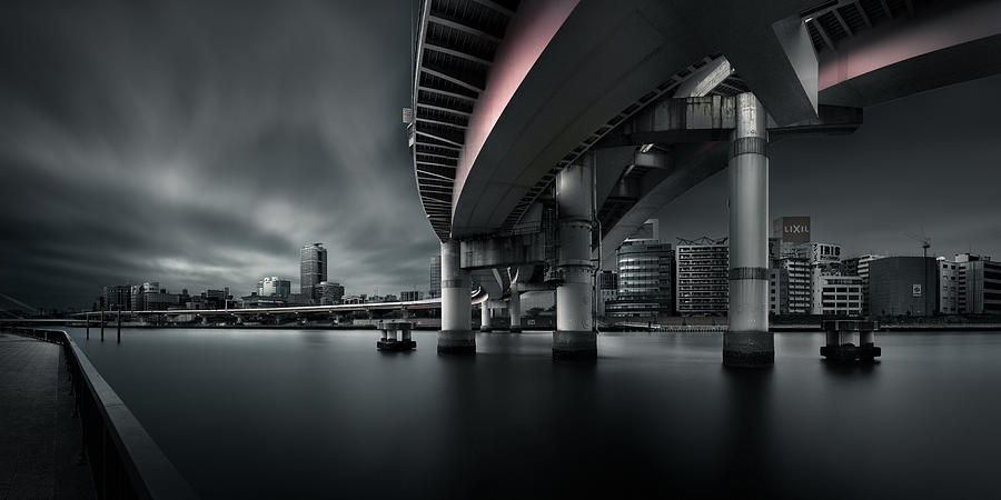 The City Of Juncture?the Thin Red Line Photograph by Yoshihiko Wada