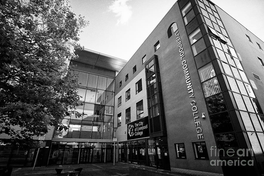 City Photograph - The city of liverpool college arts centre liverpool community college Liverpool England UK by Joe Fox