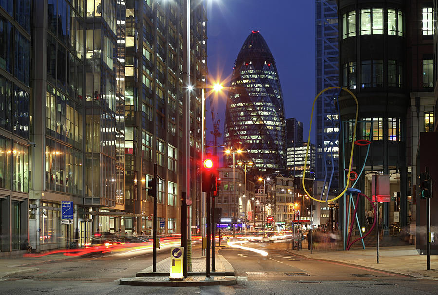 The City Of London Photograph by David Bank
