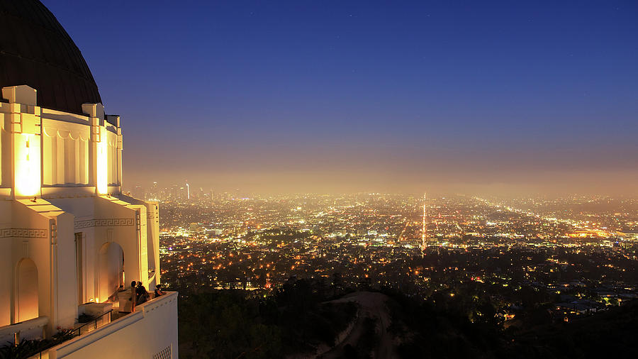 The Cityscape Of Los Angeles Photograph by Jeff Dai