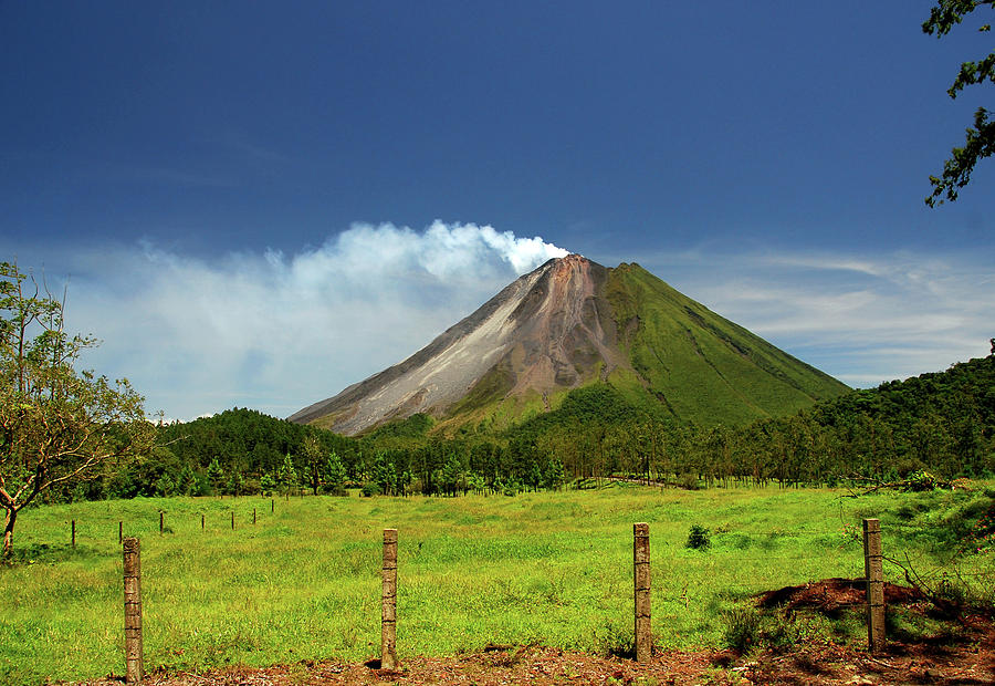 The Classic Cone Shape of Arenal Volcano in Costa Rica Photograph by Tito Slack