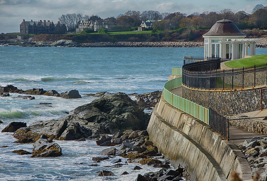 The Cliff Walk RI Photograph by Eleanor Bortnick - Fine Art America