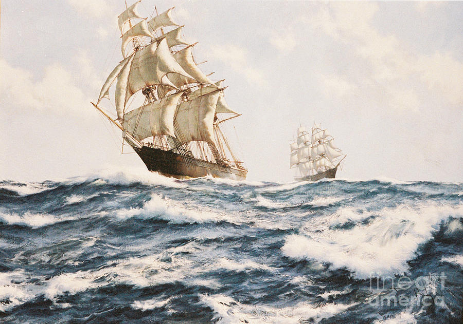 The Clipper Fychow In Company Painting by James Brereton