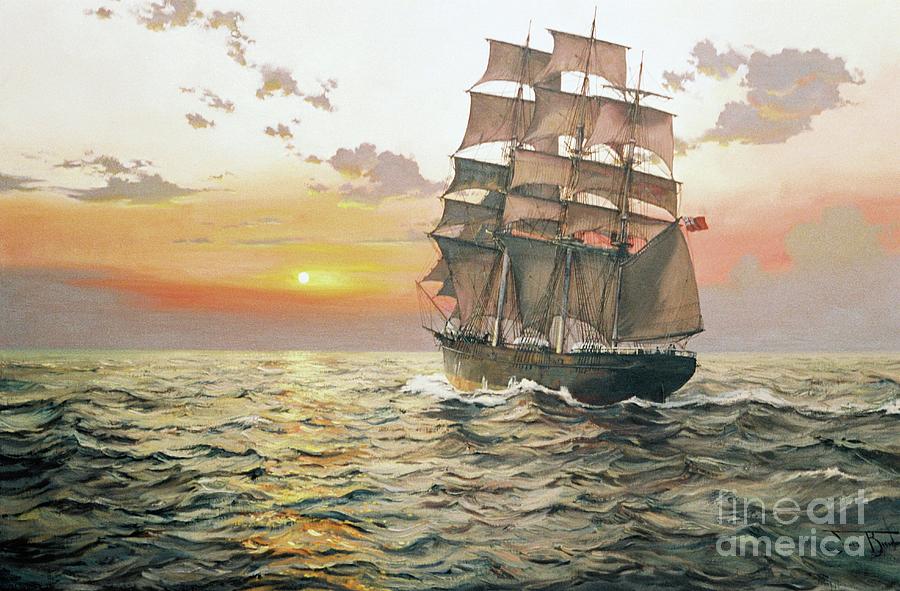 The Clipper Wylo Painting by James Brereton