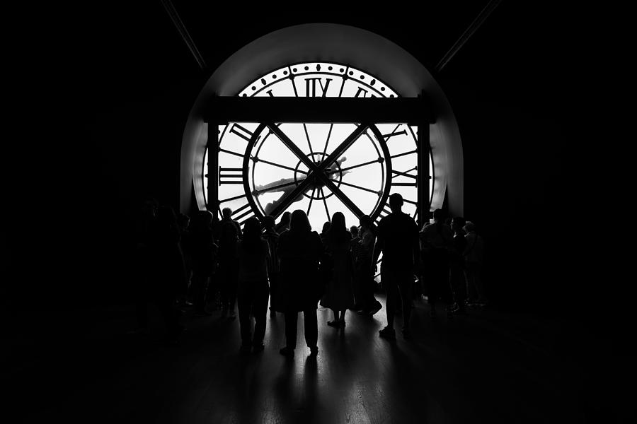 The Clock Photograph by Paola Tedoldi