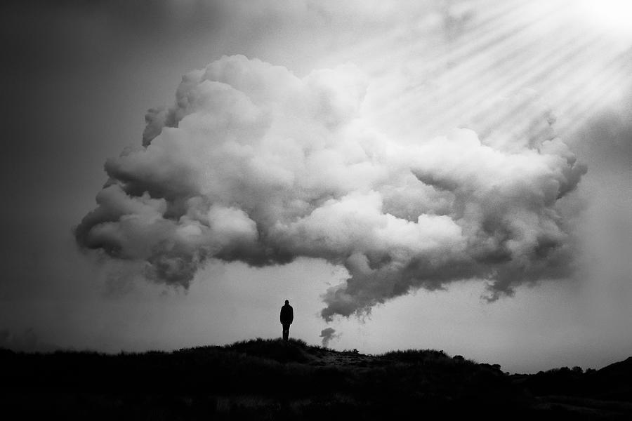The Cloud Photograph by Mirjam Delrue