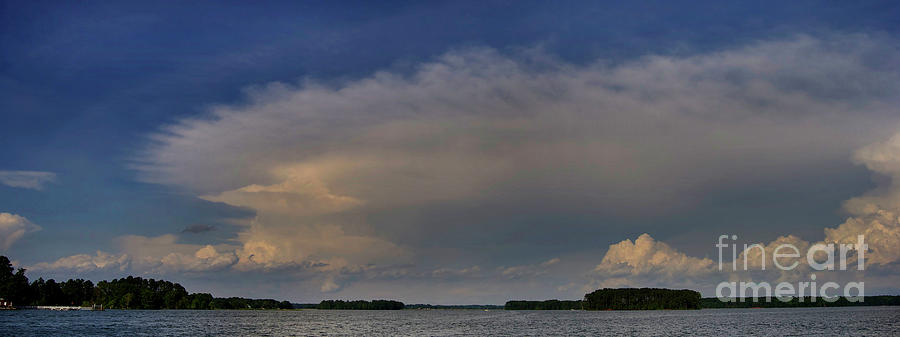 THE CLOUDS OF Lake Murray Photograph by Skip Willits