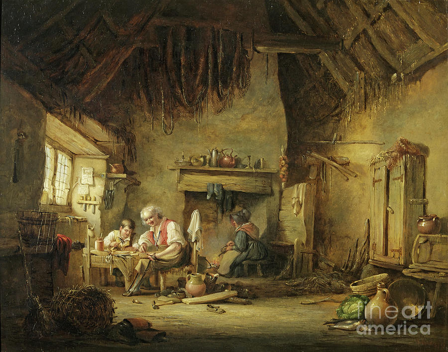 Tool Painting - The Cobbler, 1831 by Nicholas Condy