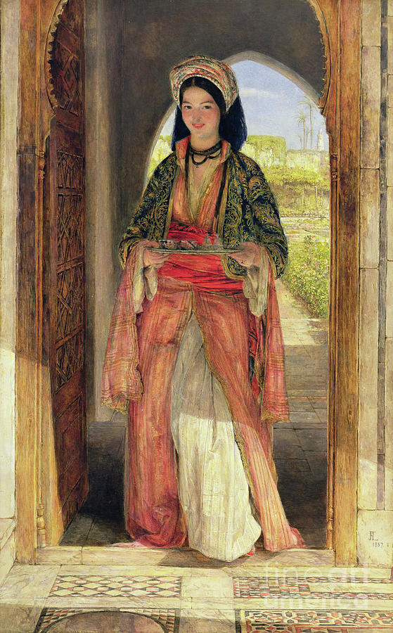 The Coffee Bearer, 1857 Painting by John Frederick Lewis