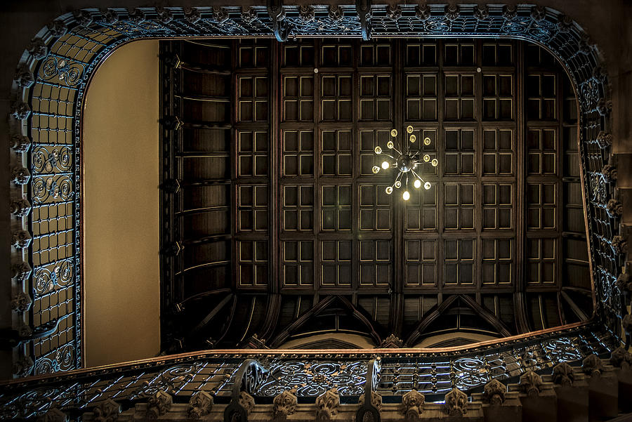The Coffered Ceiling Photograph by Linda Wride