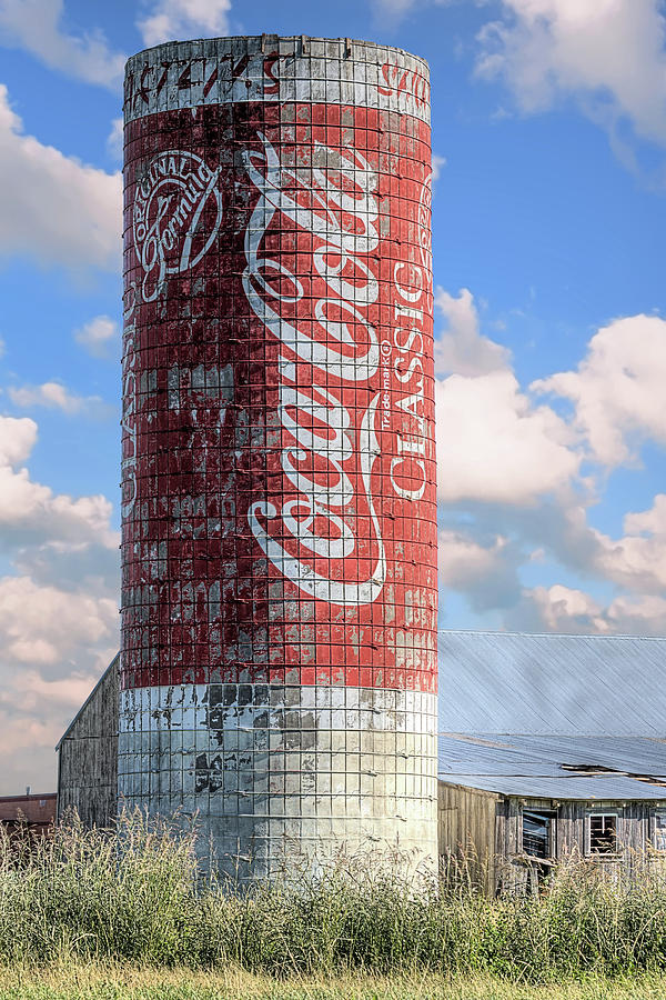 The Coke Silo Emporia Kansas Photograph by JC Findley