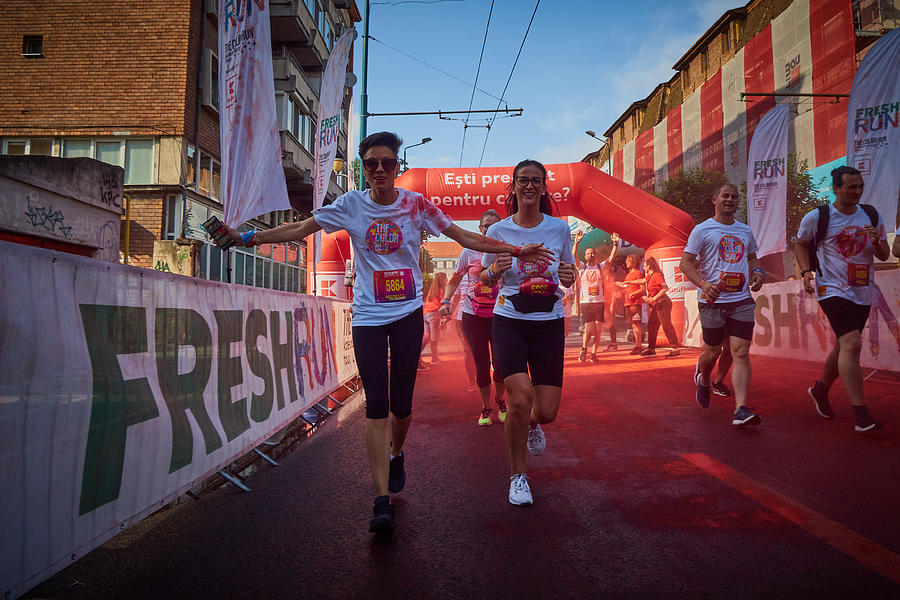 The Color Run Photograph by Panfil Pirvulescu