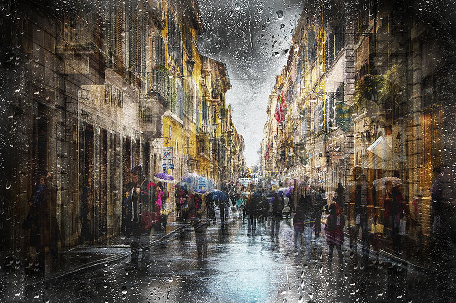 The Colors Of Via Dei Condotti Photograph By Nicodemo Quaglia - Fine 