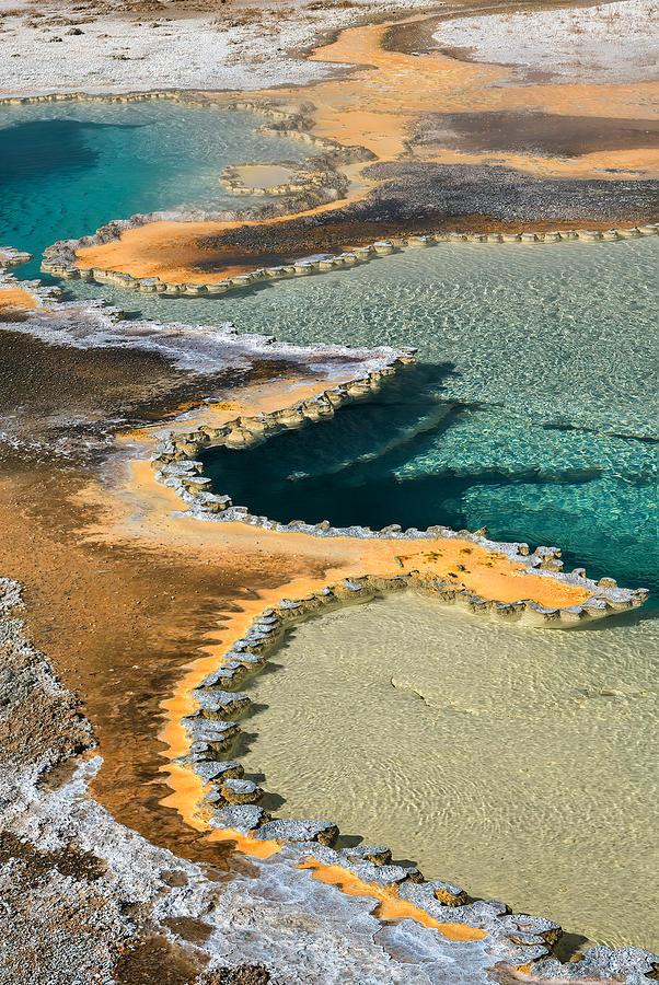 Yellowstone National Park Photograph - The Colors Of Yellowstone by Aidong Ning