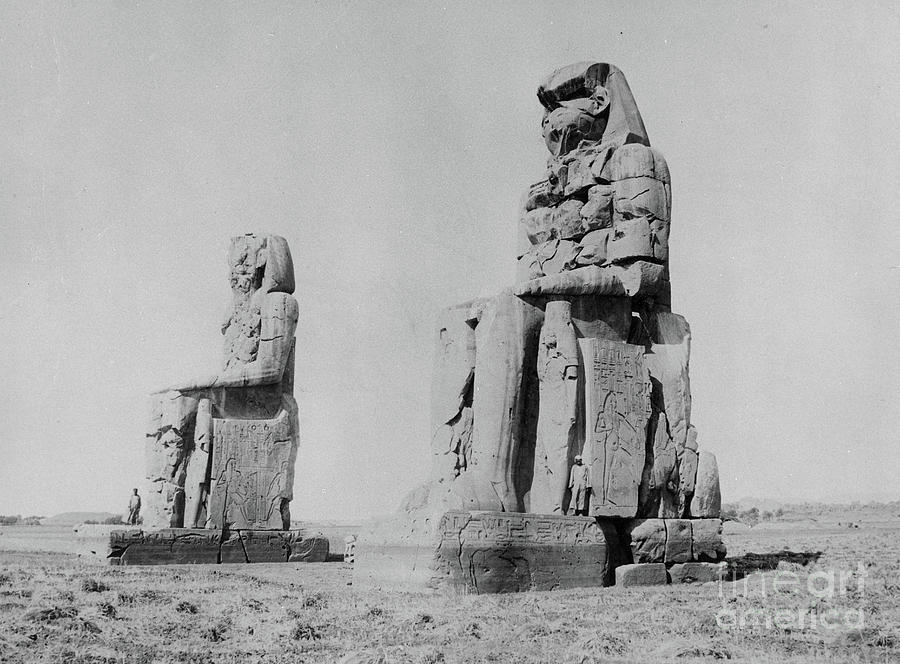 The Colossi Of Amenophis IIi And The Colossus Of Memnon Photograph by ...