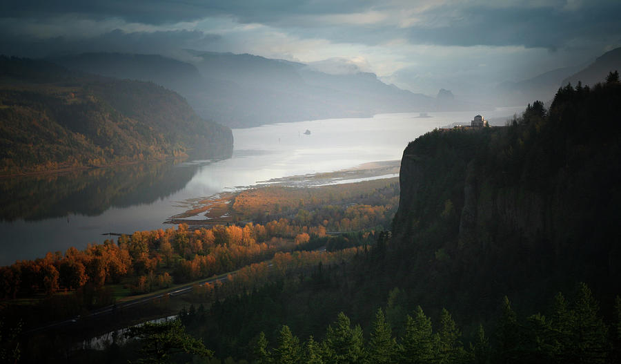 The Columbia Gorge River And Crown Photograph by Ryanjlane