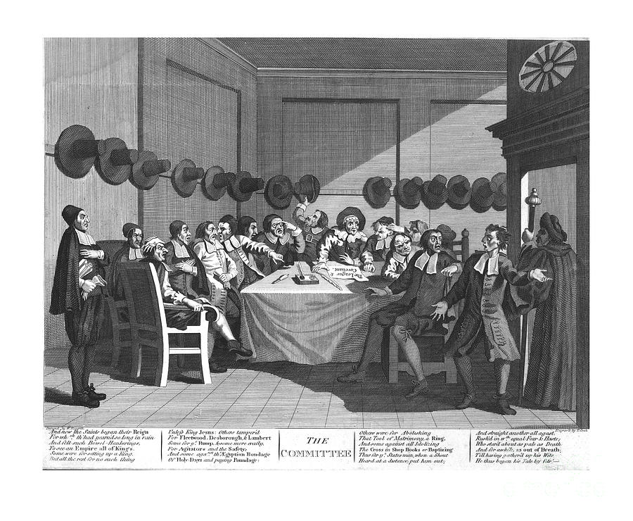 The Committee Drawing by Print Collector