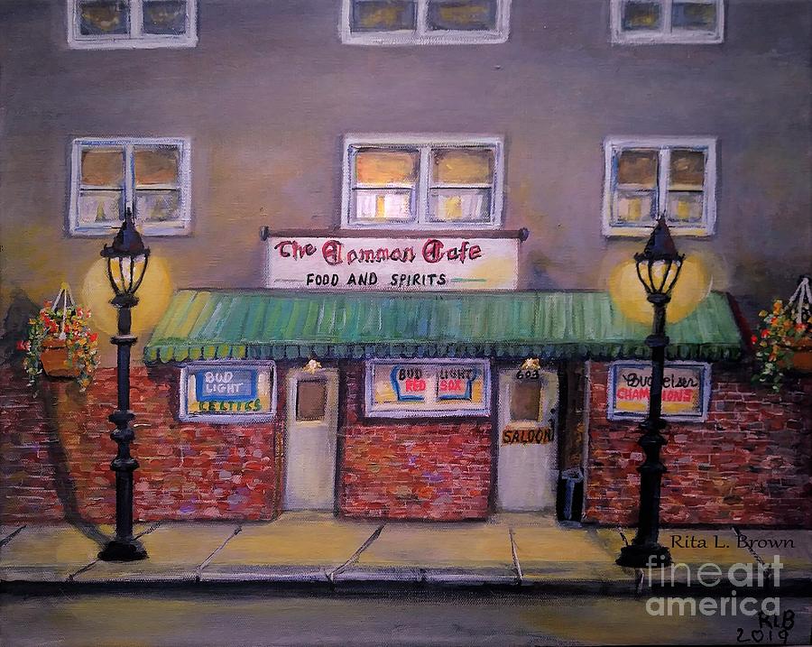 The Common Cafe Painting by Rita Brown