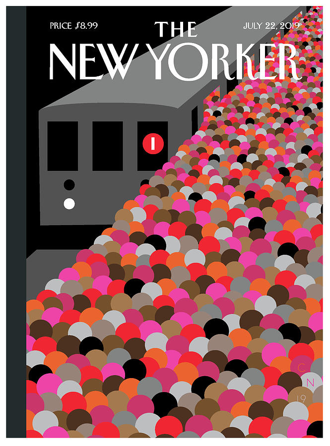 The Commute Painting by Christoph Niemann The Commute Painting by Christoph Niemann
