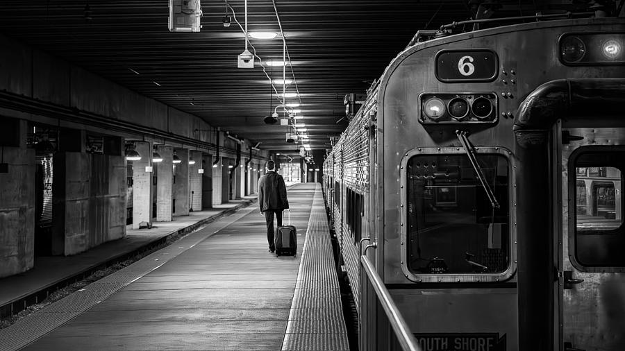Chicago Photograph - The Commuter by Richard Reames