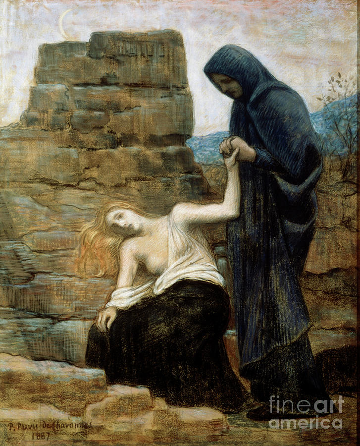 The Compassion, 1887. Artist Pierre Drawing by Heritage Images